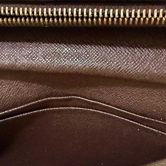 Louis Vuitton PROJECT Brown Checkered Custom Wallet with initial KY Authentic - Picture 10 of 16